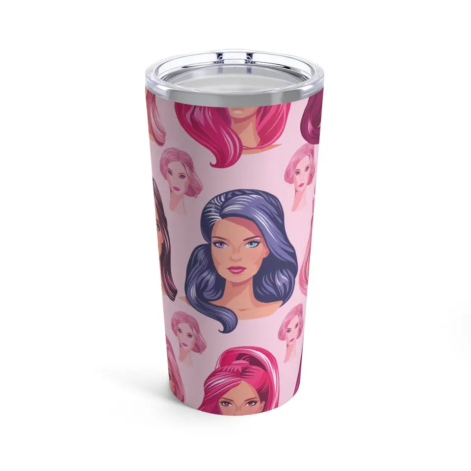 Cinderella Stainless Steel Tumbler with Double-Wall Insulation - Made in USA