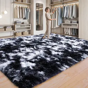 BOOPBEEP Shag Area Rug, Soft And Fluffy, Upgrade Non-Slip Indoor Carpet, Modern Home Decor, For Living Rooms, Bedrooms, Dining Rooms, Kitchen, Bathroom, Dining Room, Study Room, Dressing Room, Office, And Home Offices, Accent Rugs, And Floor Covering