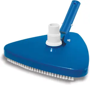 Vinyl Weighted Pool Vacuum Head for Above Ground & Inground Pools - Blue, Heavy Duty Swimming Pool Cleaner Accessory