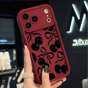 Black and White Cherry Phone Case for iPhone 17 Air 16 15 14 13 12 11 Pro Max Plus 16e Electroplating Counter-Fall Safety Cushion Psalm Christian Quote Perfect Fit Stylish Functional