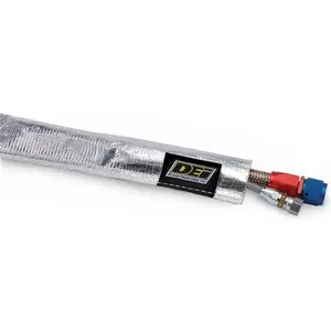 Heat Sheath™ Aluminized Sleeving – 3/4" I.D. x 3 ft High-Temperature Heat & Abrasion Protection for Hoses, Lines & Wires | Reflects Up to 2000°F