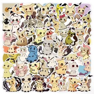 50 Pieces Pokemon Stickers Mimikyu Collection