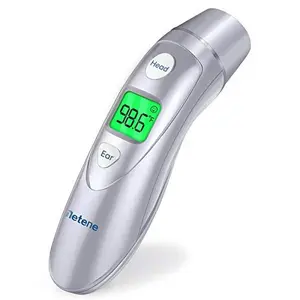 METENE Infrared Digital Thermometer for Adults Forehead and Ear Reading Accurate and Fast Readings