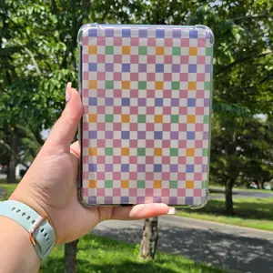 Multi Colored Checkered Kindle Case Insert