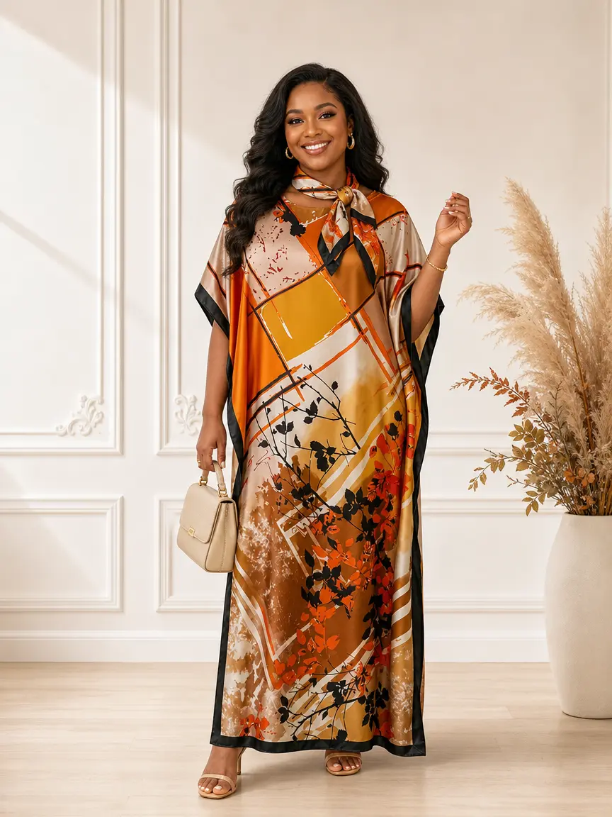 [MOOMOO] Women’s Floral Beach Cover Up Dress & Scarf Set – Womens dresses,Floral / Peacock / Colorblock Print, Soft Summer Vacation Beachwear, Flowy/Elegant/Long dresses. Boho Casual Shawl Dress&Headband.Ladies Clothes for All Seasons.TikTok Trending.015