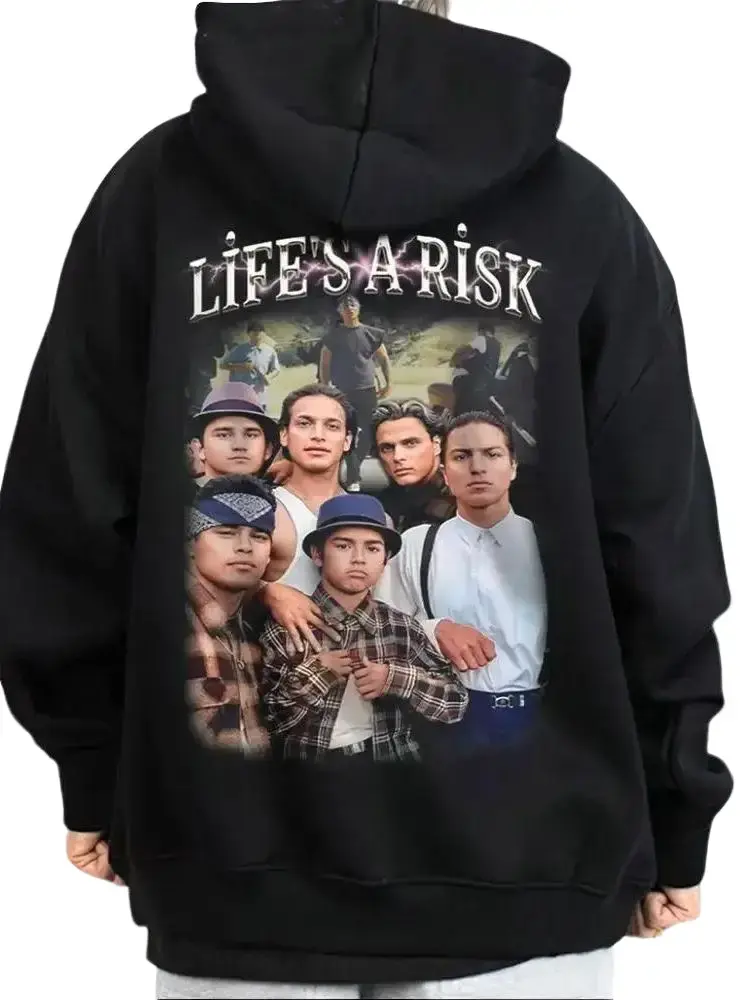 Vatos Locos Hoodie, Chicano Streetwear Style Graphic Oversized Shirt Mexican Movie Blood In Blood Out Clothings