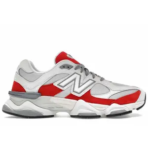 New Balance Men's 9060 White Red, from StockX