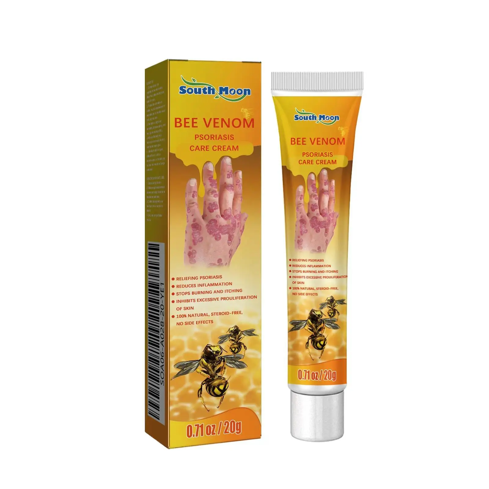 South Moon Moisturizing Hand Cream & Body Lotion - Non Toxic, Unscented, Ginseng, Arnica, Manzanilla Tallow-Infused Moisture-Rich Hydrating Care for Adults' Skin Repair, Varicose Vein Relief, Uterine Warming, Universal, Moisturizer, Body Care, Alcohol-Fre