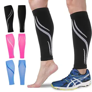 1Pair Calf Compression Sleeves for Men Women, Leg Compression Sleeve Support For Running Fitness Cycling Travel