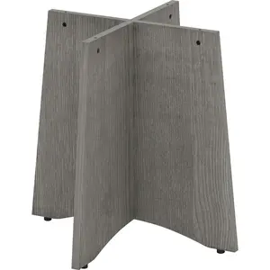 Lorell 42-48 in. Weathered Charcoal Round Conference Table Lorell 42-48 in. Weathered Charcoal Round Conference Table