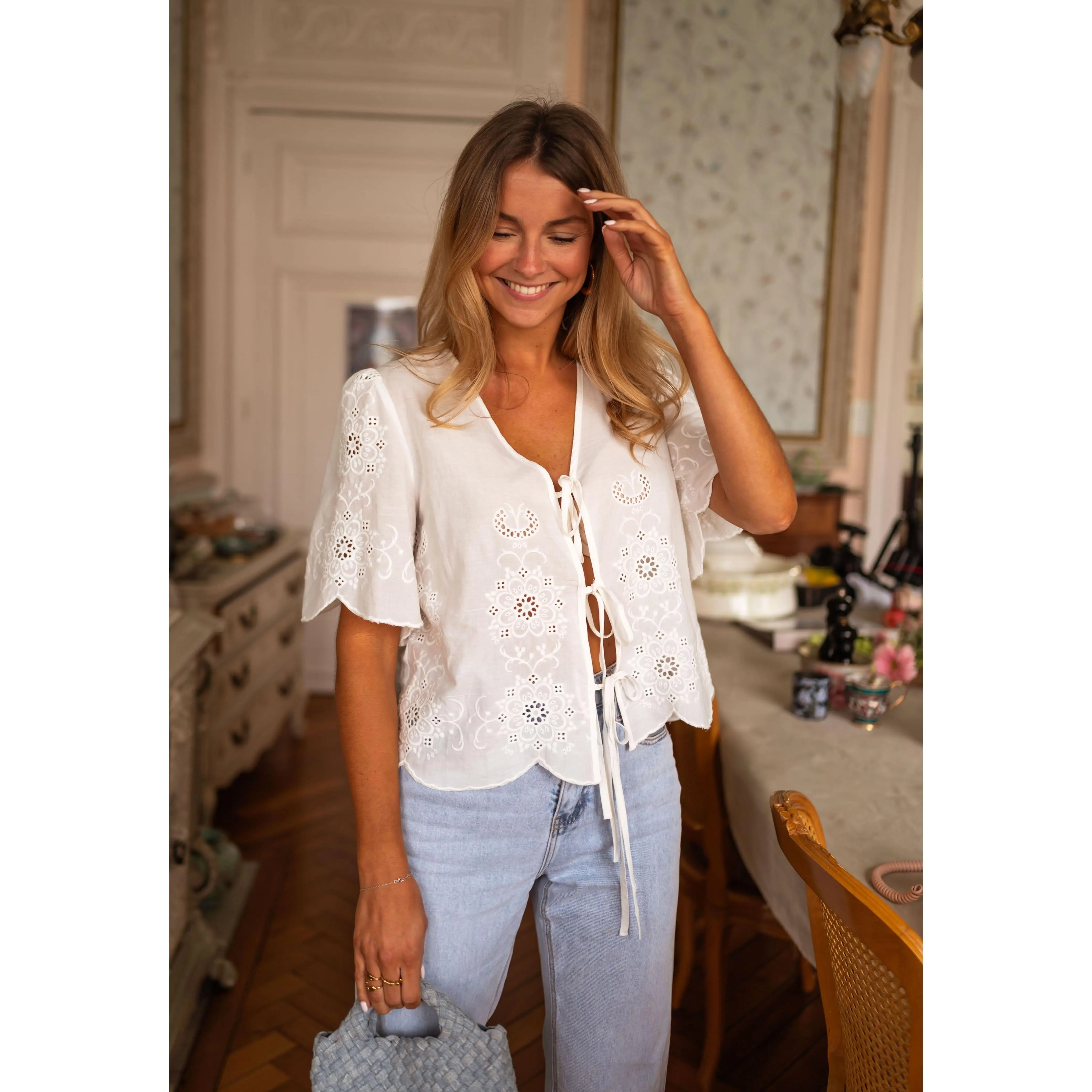 Ecru Laure Blouse