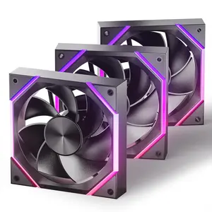 Nyota 120mm Case Fan with Efficient Cooling, ARGB Fan Lighting, 800-1800RPM Speed Control, and Whisper-Quiet Operation Under 29 dB,  Design for PC