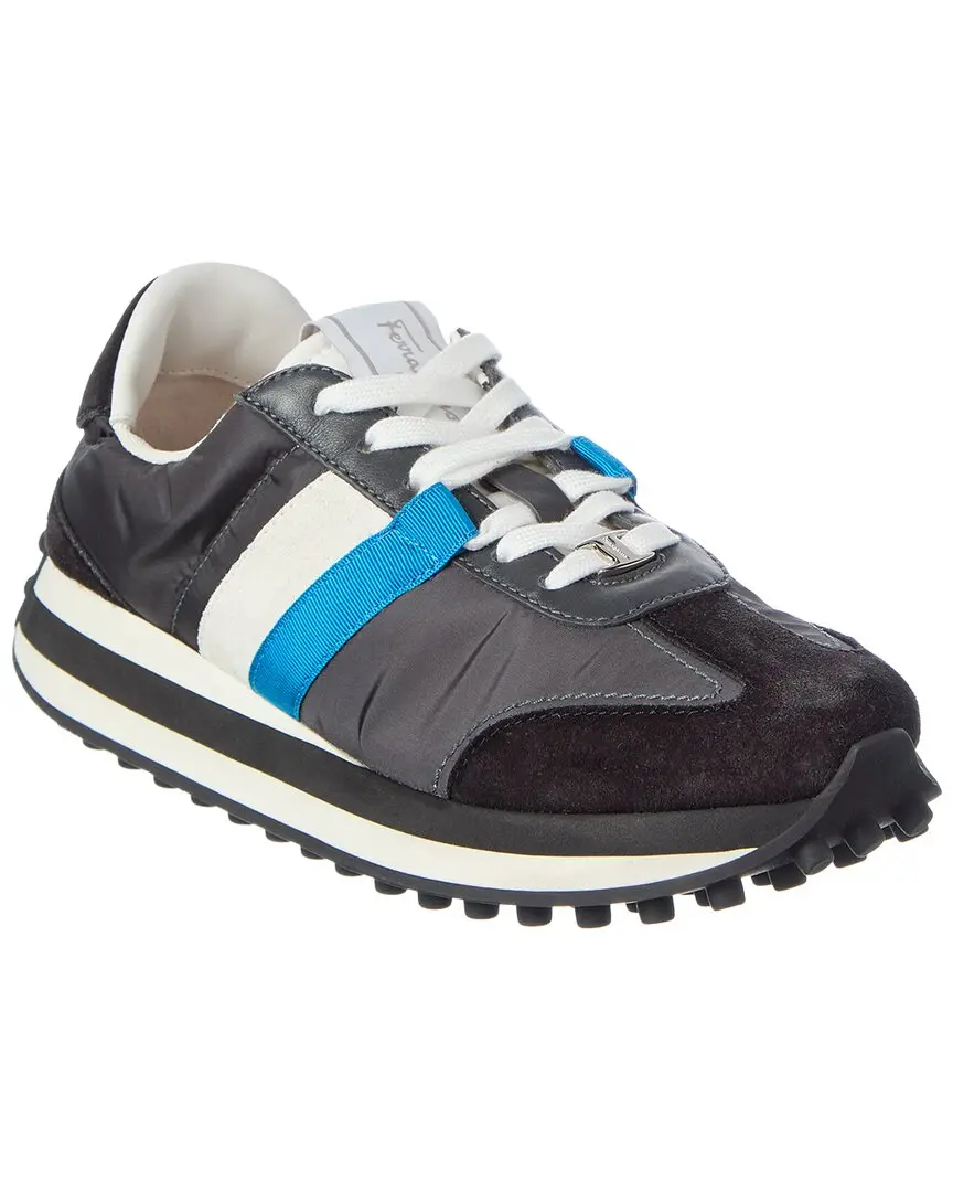 Ferragamo Leather & Suede Sneaker