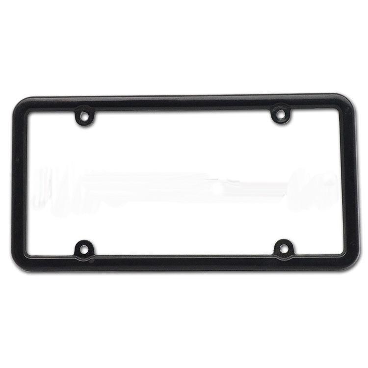 Modified US Standard Transparent License Plate Frame Plastic Metal Universal Car Brand Frame