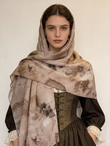 Egypt Dubai Turkey desert travel outfit scarf shawl women summer autumn ethnic style travel veil headscarf