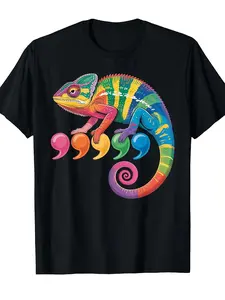 Comma Chameleon Lizards Reptile Chameleon T-ShirtS