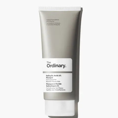 The Ordinary Salicylic Acid 2% Masque, Clarifying Charcoal & Clay Mask for Blemish-Prone Skin