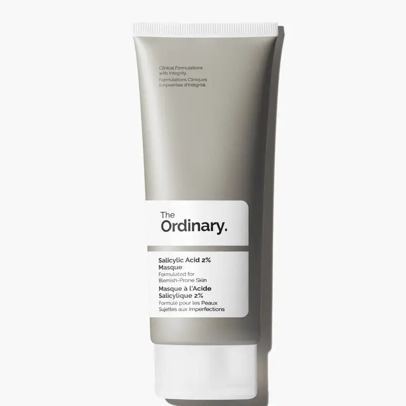 The Ordinary Salicylic Acid 2% Masque, Clarifying Charcoal & Clay Mask for Blemish-Prone Skin