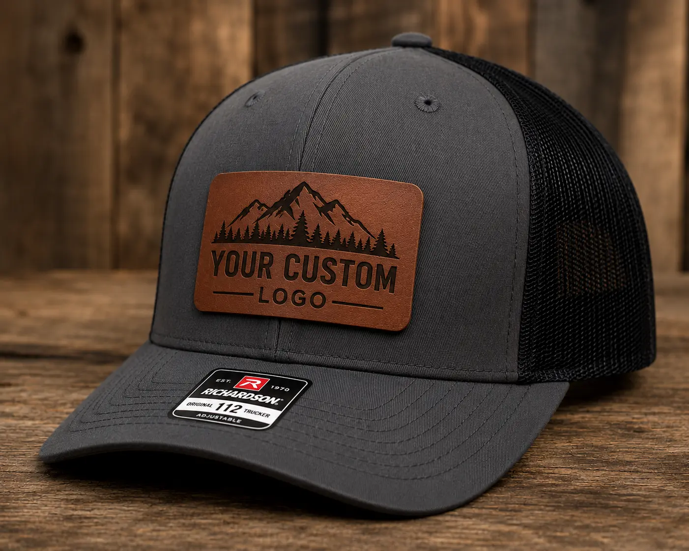 Custom Leather Patch Trucker Hat | Build Your Own | Summit Standard Co.