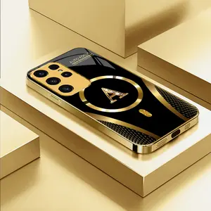 Suitable for [Galaxy S23 Ultra] high-end MagSafe phone case，Features a magnetic attachment function，Choose from all 26 letters—featuring a sophisticated, minimalist design. YM99