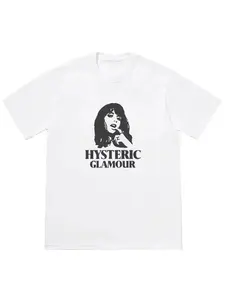 Hysteric Glamour T-shirt American Retro Tee Street Culture Tide Brand T-shirt Niche High Quality Trend Short Sleeve