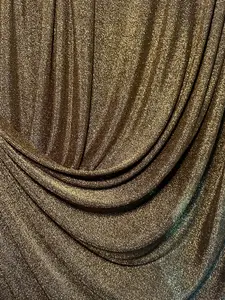 Gold Spandex Lurex Knit