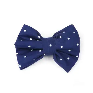 Blue Polka Dot Bowtie