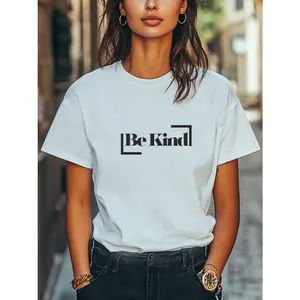 Be Kind Graphic Unisex Women Men T-Shirt Casual Tee Trendy T-Shirt