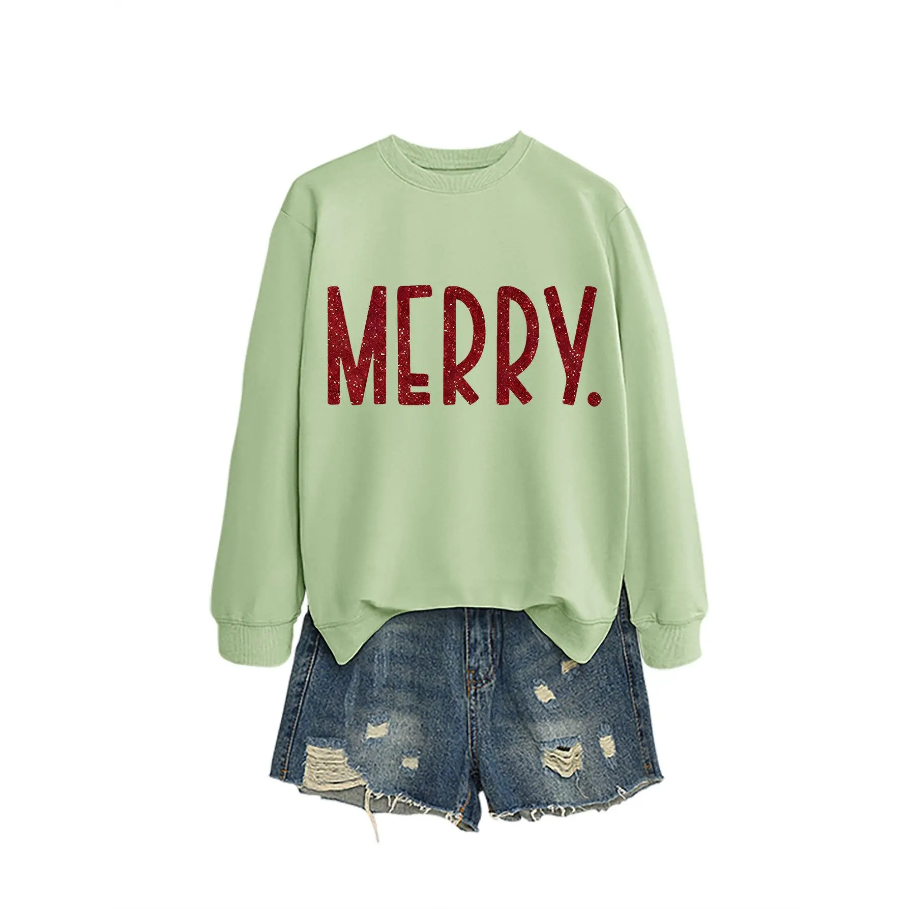 Olive green hoodie (color picture)