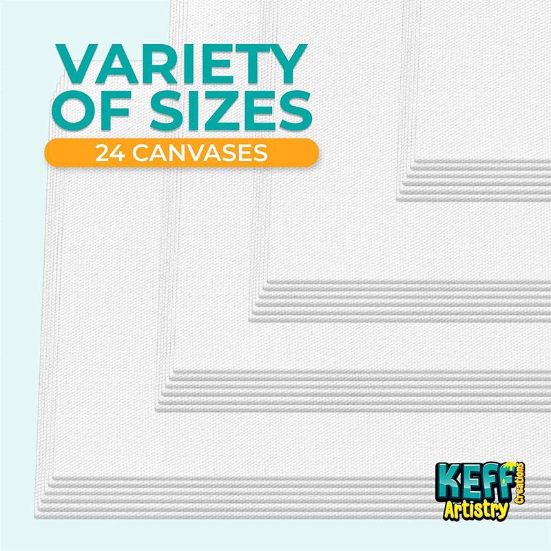 24 Multi Pro Pack Canvases For Painting