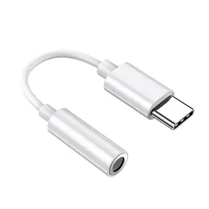 USB Type C to 3.5mm Audio Adapter, USB C to Aux Audio Dongle Cable Cord, USB Type C to 3.5mm Female Headphone Jack Adapter for P
