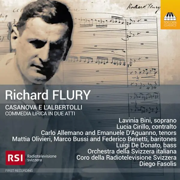 Casanova E L'albertolli Comedia Lirica In Due Atti - Flury / Allemano / Bini / Olivieri - CD