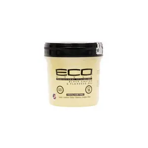 Eco Style Black Castor and Flaxseed Oil Professional Styling Gel 8 oz