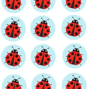 Ladybug cupcake topper EDIBLE topper Ladybug cookies Ladybug party Ladybug theme insects