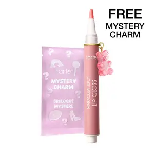 tarte maracuja juicy vinyl drip lip gloss with limited-edition charm