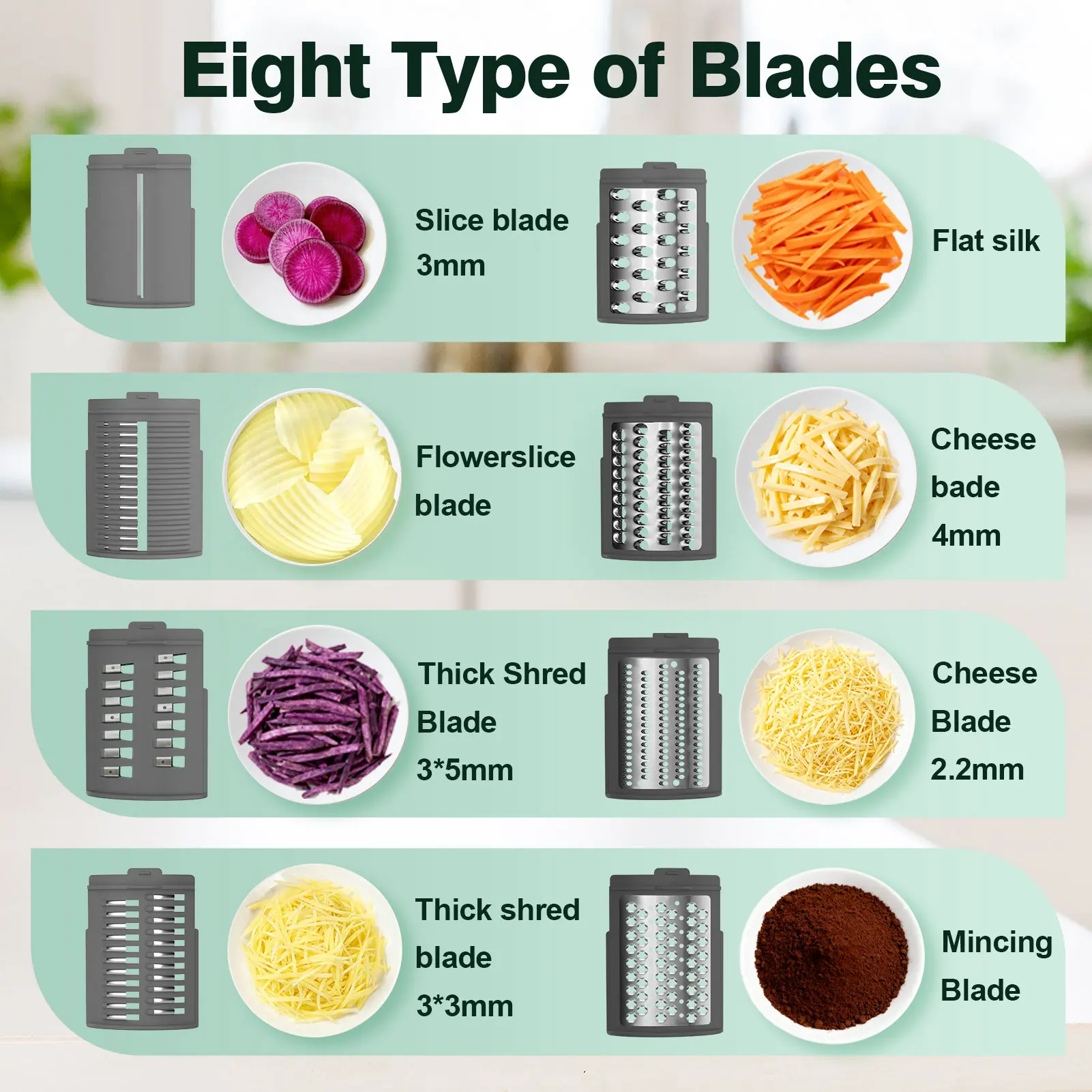 8-Blade (No Dicing)
