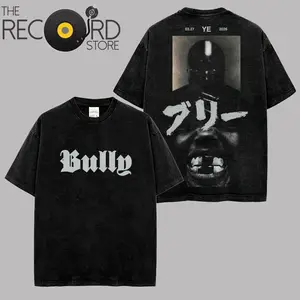YE - Bully Album Merch 2026 Premium Washed T-Shirt For Ye Fans, Ye Stans Hip-Hop Shirt, Gift For Ye Fan Graphic Tee, Bully Album Fan Merch Shirt 9CI