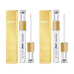 Ainube Eyelash Serum - Enhance Lash Length & Volume Naturally with Ginseng & Plant-Based Nutrients - Safe Hormone-Free Paraben-Free girlfriend gift Christmas gift