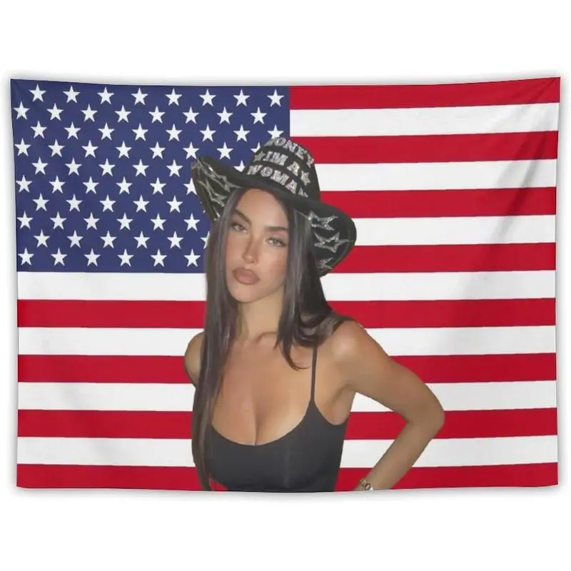 Madison Beer Tapestry National Flag Poster Dormitory Bedroom Funny Tapestry Indoor And Outdoor Decorative Fashion Art Home Decoration Merch30 x40 Curtain Gift