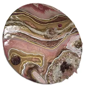 18 Inch Resin Geode Wall Hanger - Home Organizer - Hanging, Organiser