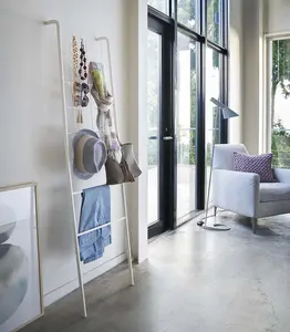 Leaning Ladder with Grid Panel (63" H)  - Steel