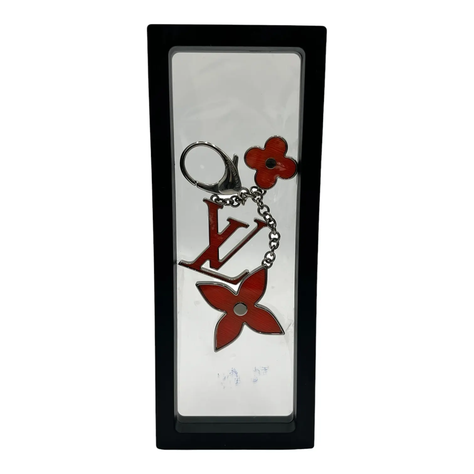 Pre-owned Louis Vuitton METAL Bag Accessories PIMENT FLEUR D'EPI KEY HOLDER AND BAG CHARM