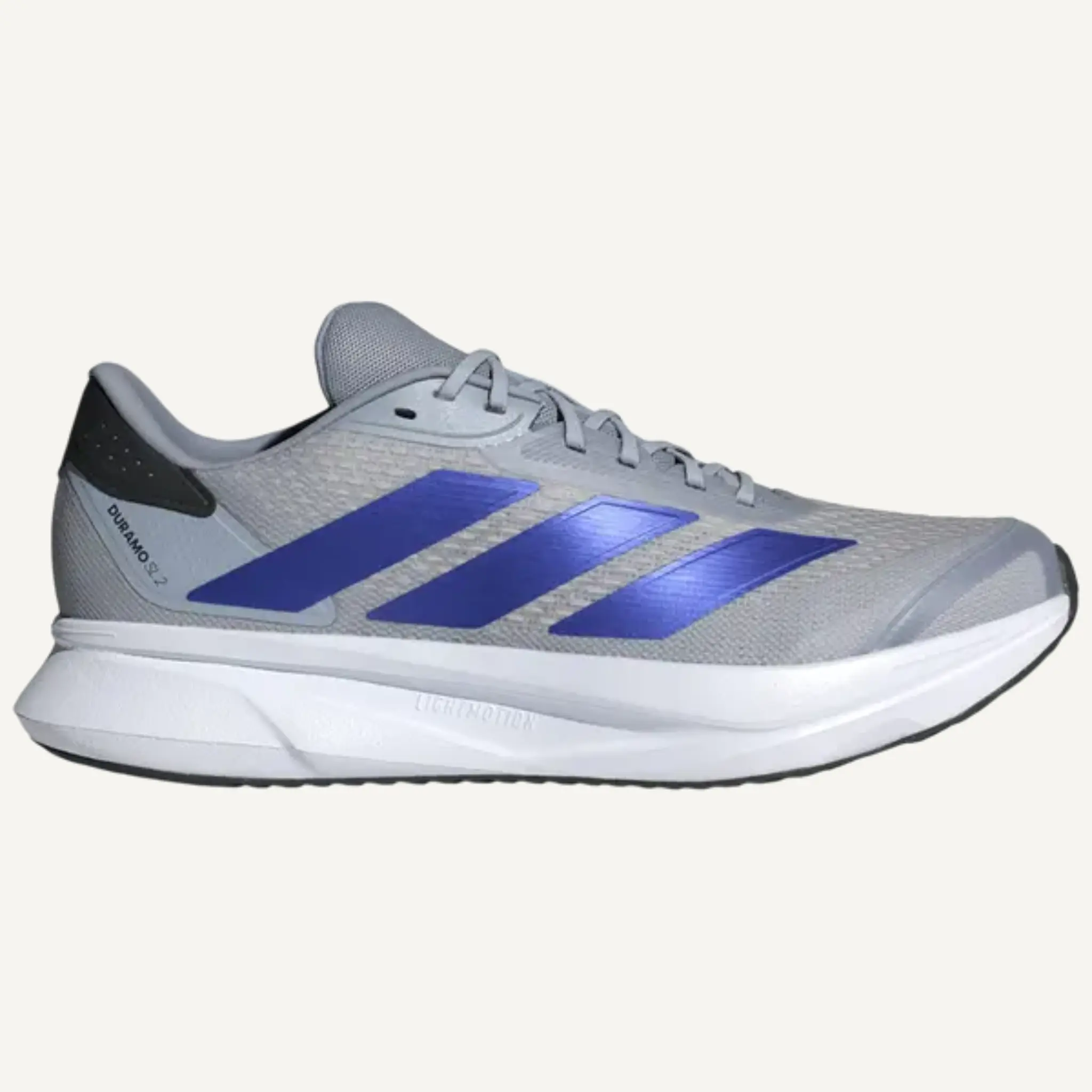 Adidas Men's Grey/Silver/Blue Duramo SL 2.0 Sneakers, IH8219 (No Box)