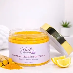 Bella Skincare Glowing Turmeric Body Scrub 500ml - Elowine, Surmcell, Brignlina
