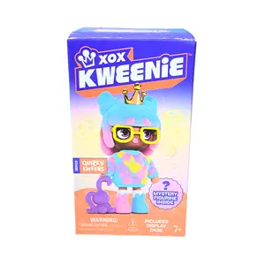 XOX Kweenie Quirky Kweens Mystery Figurine Blind Box with Display Case