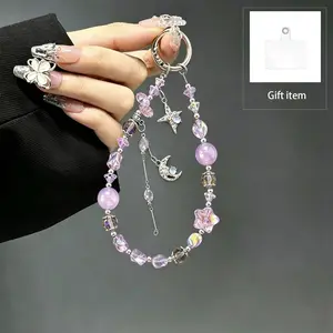 Dreamy Starry Sky Crystal Bead Bracelet for Women, Handmade Fashion Wrist Pendant, Perfect Gift, Style Jewelry, Magical