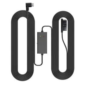 Car Power Adapter Cable OBD Hardwire Kit Type C Fast Data Transfer Dash Cam Power Cable Low Voltage Protection Continuous Power Supply Plug and Play Universal for Vehicles DVR GPS Recorder Stable Power Car Accessories Hidden Installation Long Cable Durabl