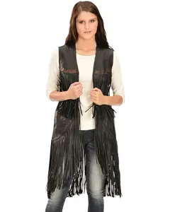 Kobler Leather Women's Ciqala Fringe Vest - Cigala