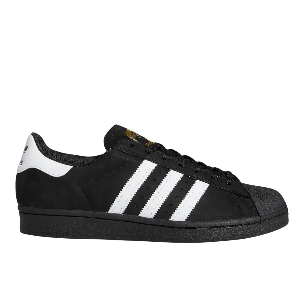 adidas Mens Superstar Adv Skate Sneakers Shoes - Black