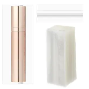 500 count Heat Shrink Wrap Bands, Clear Perforated Shrink Band Clear PVC Heat Shrink Wrap Bags for Perfume Sample, Lip Balm Tube, Essential Oil Bottle, Easy to Use (1.3 x 3.3 Inch)